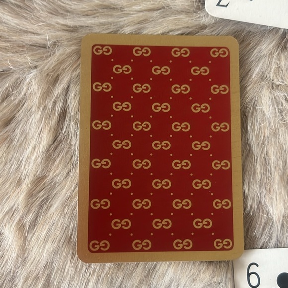 #3 Gucci Designer Playing Card - Red and White - Picture 5 of 6